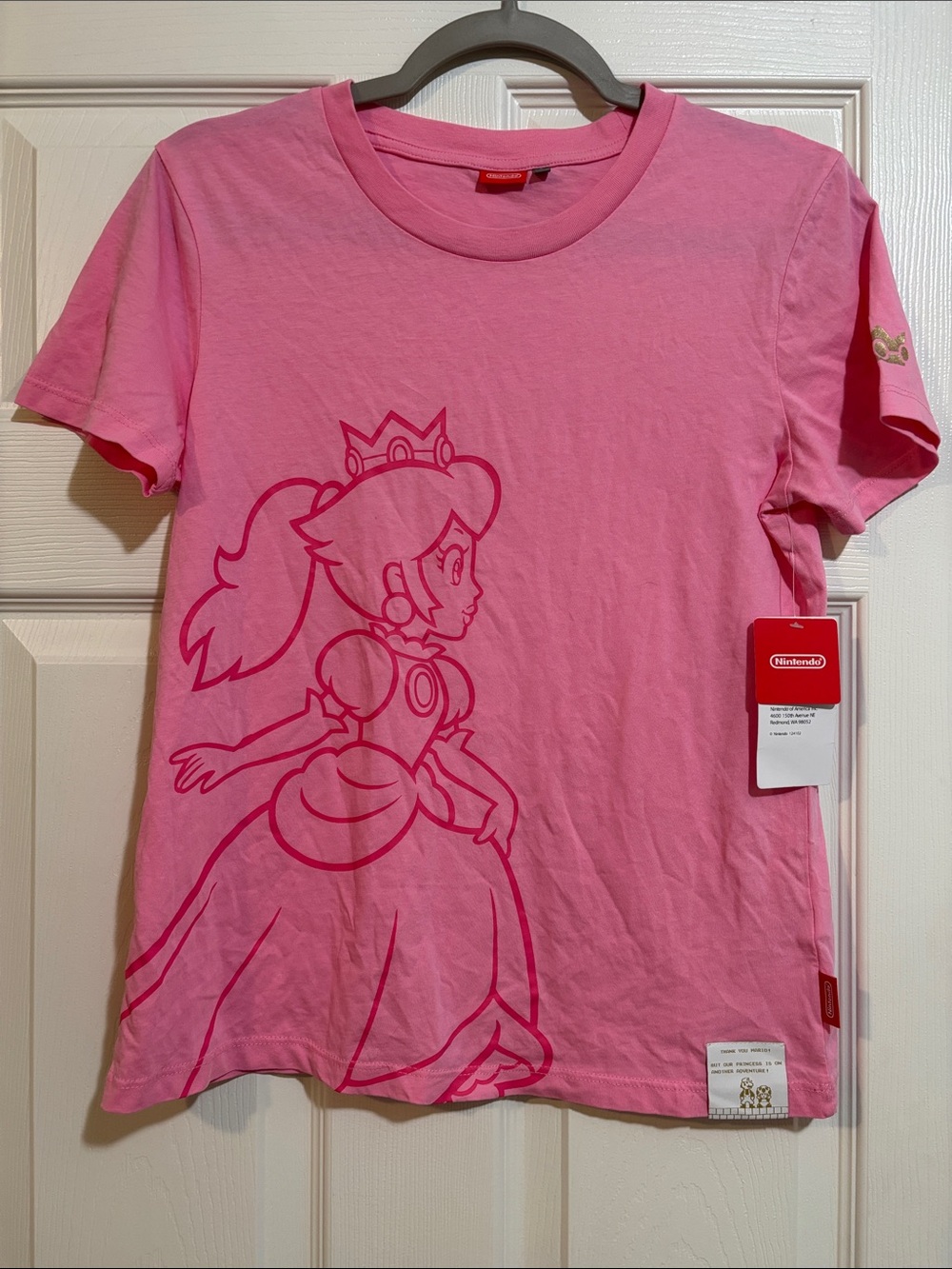Nintendo Pink Princess Peach Outline Women’s Tee